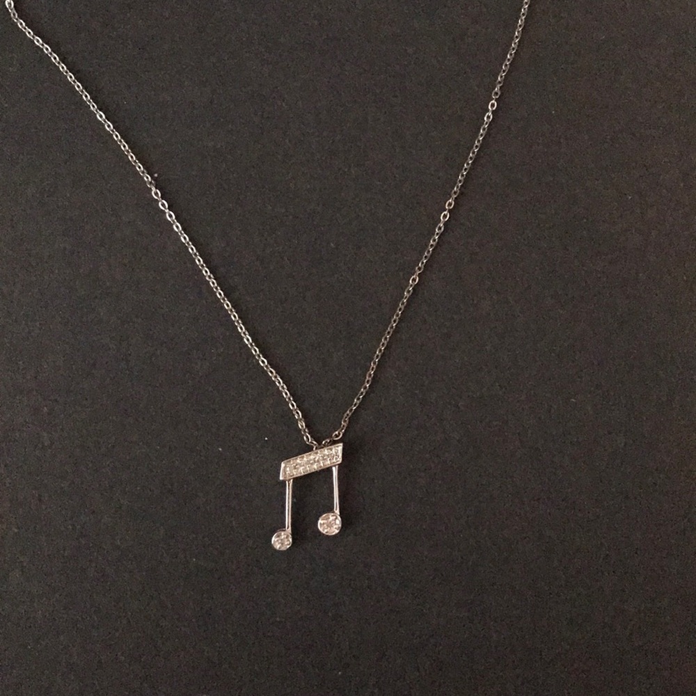 Musical Note Necklace - Picture 3 of 3